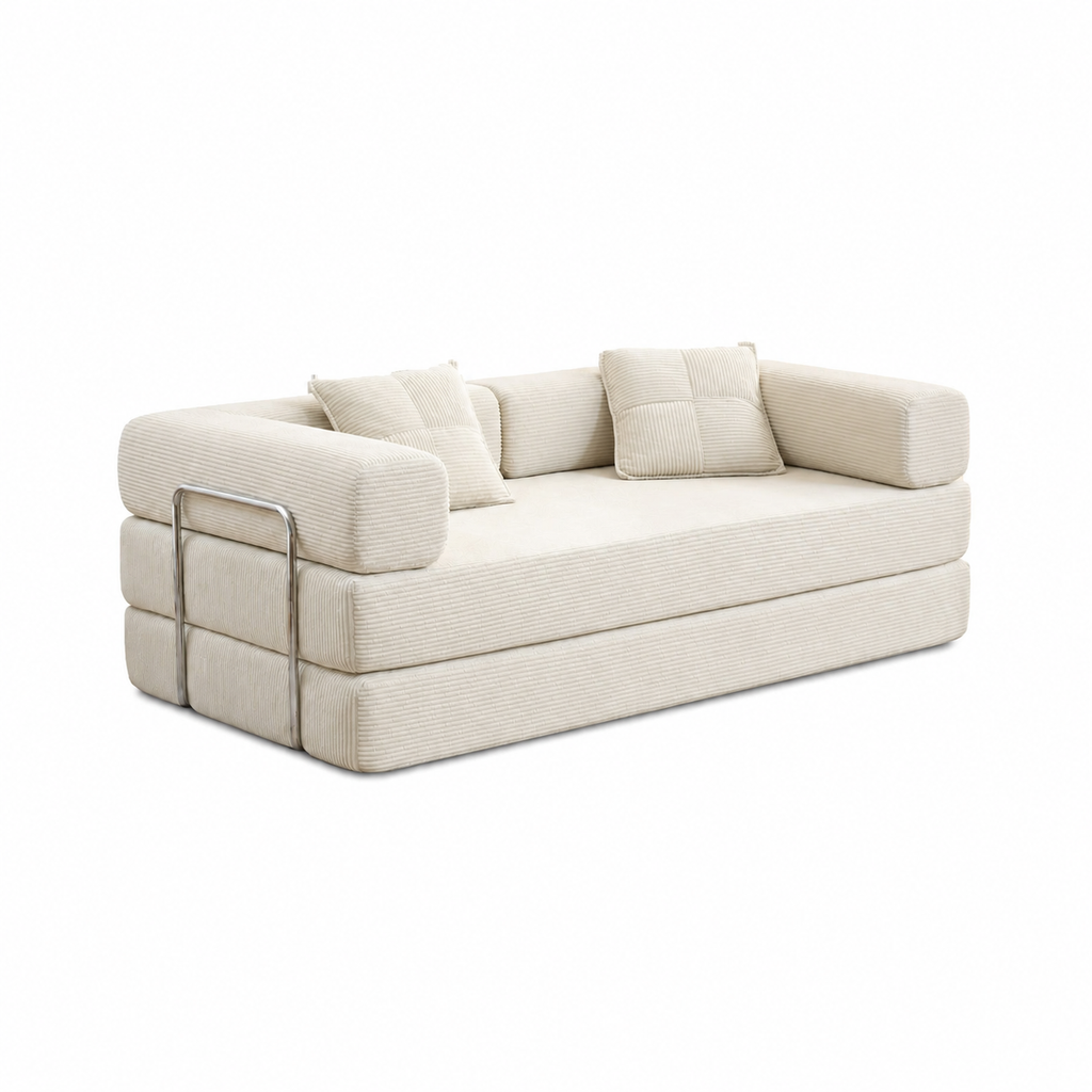 Canapé-Lit Convertible BIVVIA – Ivoire Crème