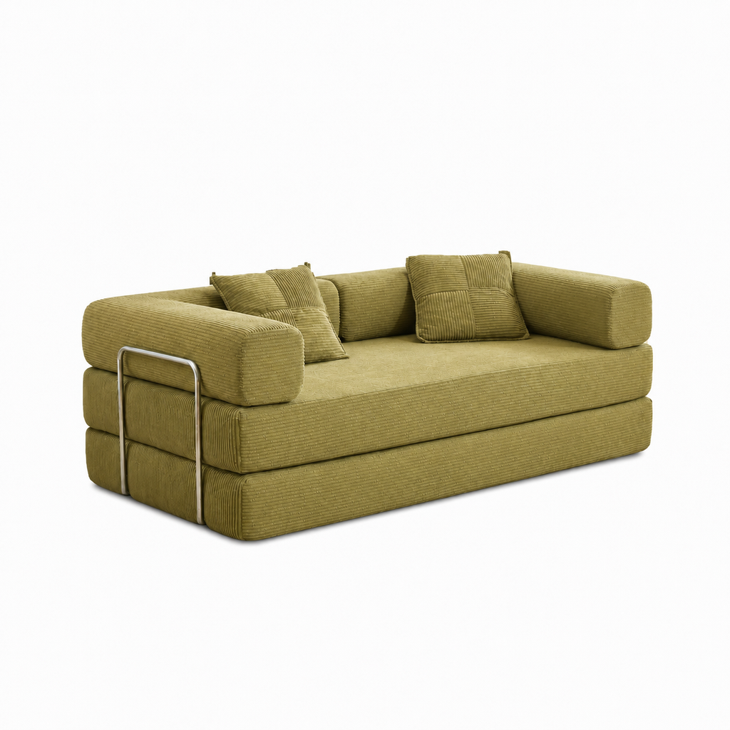 Canapé-Lit Convertible BIVVIA – Kaki Olive