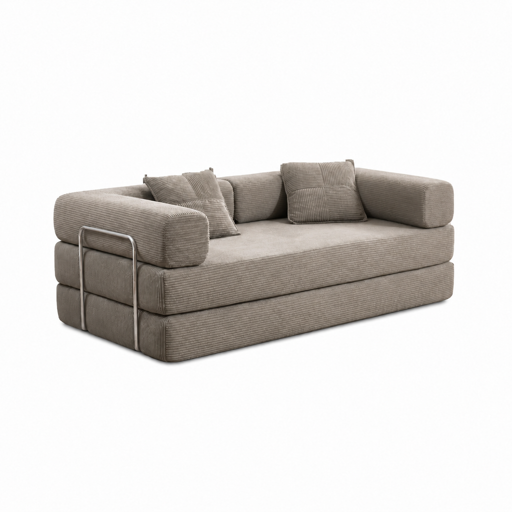 Canapé-Lit Convertible BIVVIA – Taupe