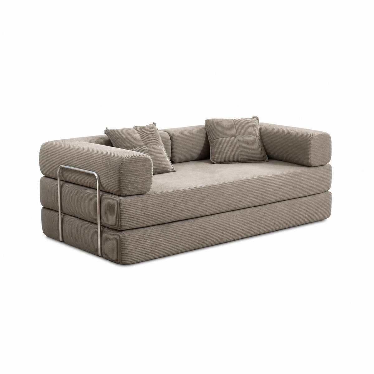 Canapé-Lit Convertible BIVVIA – Taupe