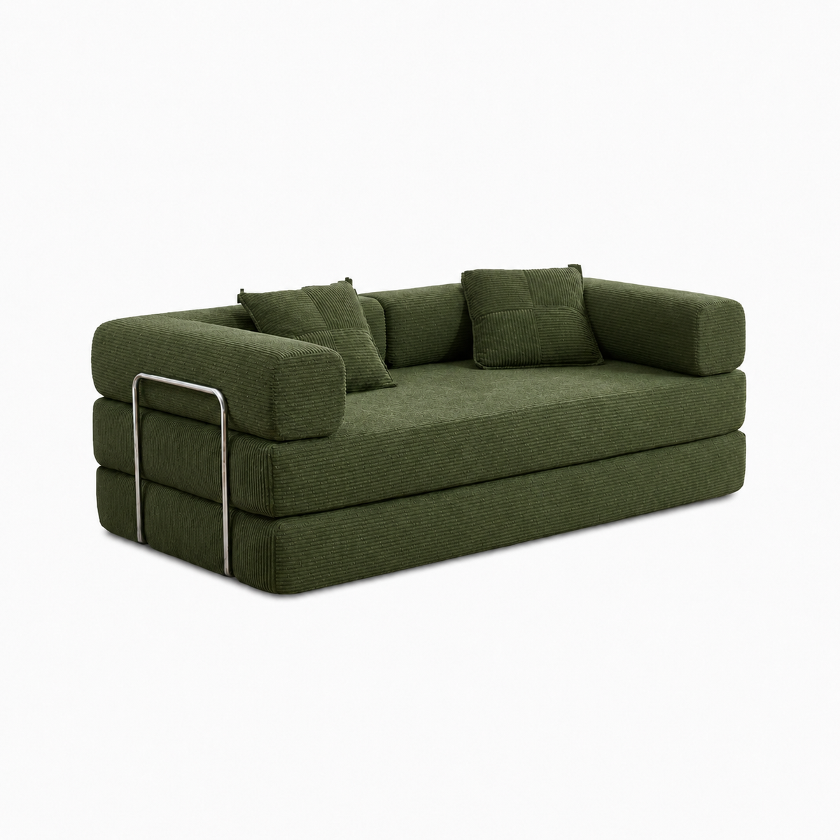 Canapé-Lit Convertible BIVVIA – Vert Sapin